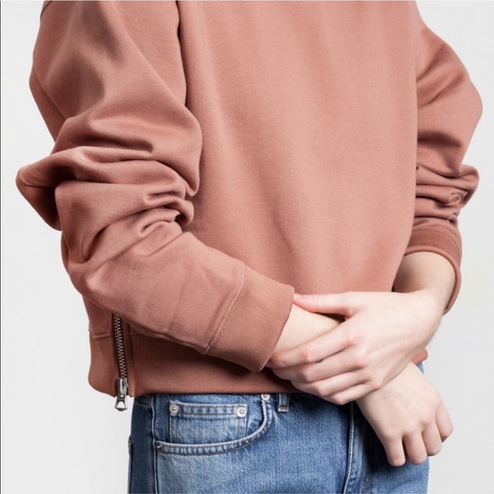 Acne Studios Bird Zipper Side Sweatshirt